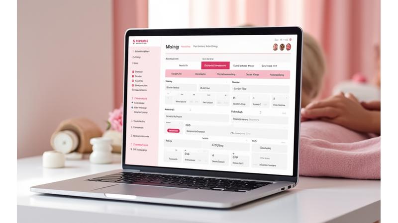Interfaz de un sistema de reservas online, mostrando un calendario y selección de servicios.