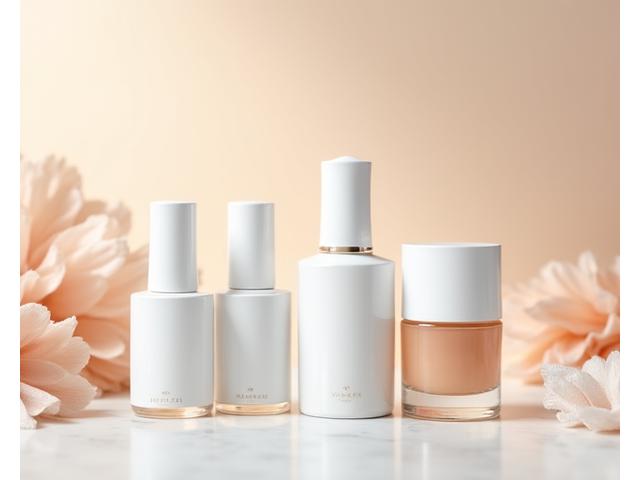 Exposición de productos recomendados para el cuidado de uñas, como esmaltes, bases y tratamientos.