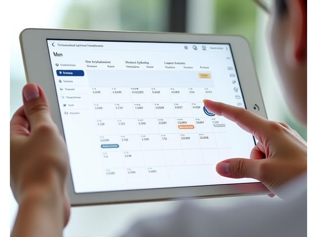 Captura de pantalla de un calendario de reservas online con horarios disponibles para manicura y pedicura.